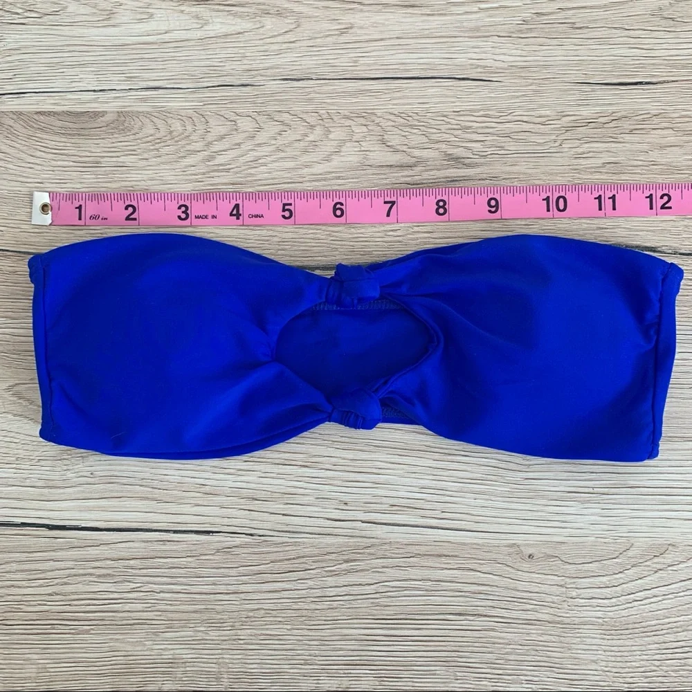 2/$30 bandeau style knot detail bikini top